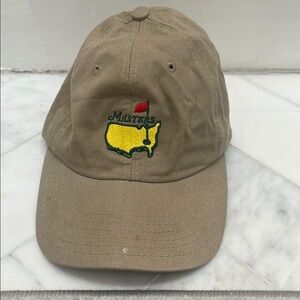 Masters Tan Classic Hat with Iconic Logo
